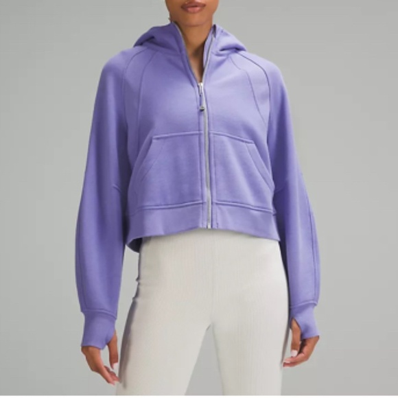 LULULEMON DARK LAVENDER OVERSIZED FULL-ZIP HOODIE - Picture 1 of 13